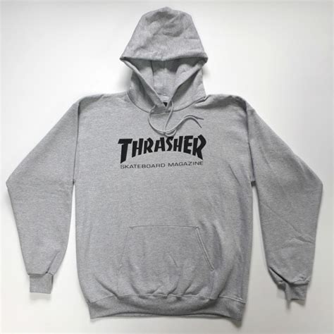 Thrasher Magazine Skate Mag Logo Pullover Hooded Sweatshirt