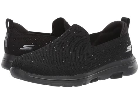 Skechers Go Walk 5 Limelight In Black Lyst