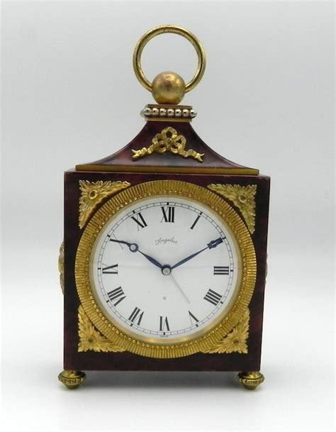 Old Angelus Table Clock Musical Alarm Clock Running Etsy