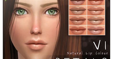 Sm Lipstick Lip Color Makeup The Sims 4 P1 Sims4 Clove Share Asia