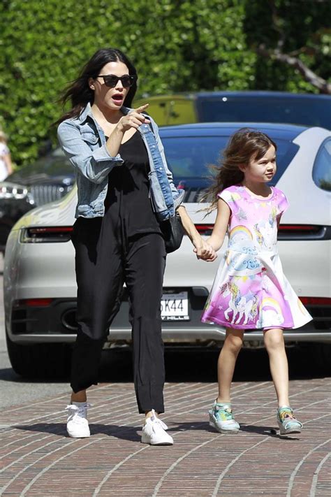 Jenna Dewan In A Black Jumpsuit Was Seen Out With Her Daughter In Los