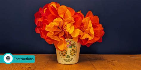 marigold flowers day of the dead crafts twinkl