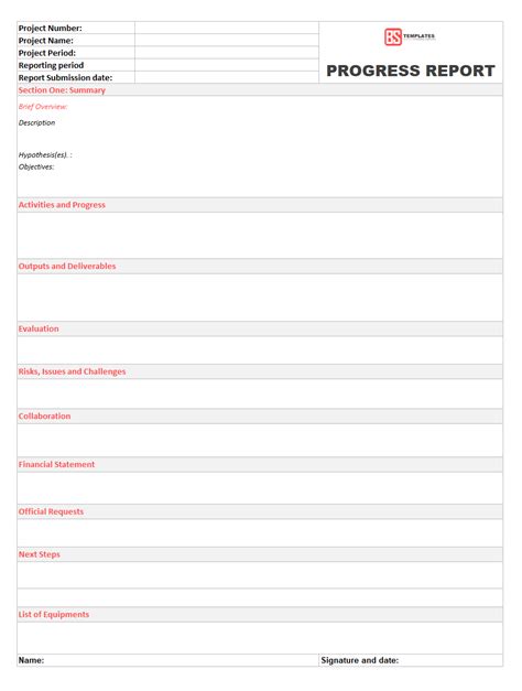 Progress Report Template - Daily, Weekly, Monthly (Excel ...