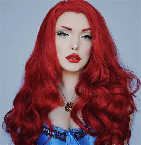 Red Hair Waist Length Wavy Wig Wigs Synthetic Lace Front Wigs Lace Front Wigs