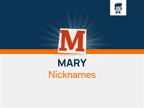 Mary Nicknames 600 Cool And Catchy Names Brandboy