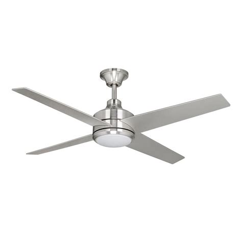 Because natural woods vary in density, the fan may wobble even though the blades are weight matched. Hampton Bay 14925 Mercer 52 in. Brushed Nickel Ceiling Fan ...