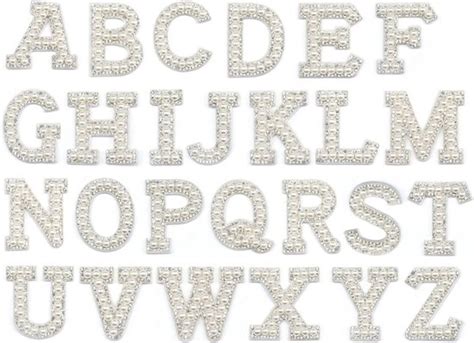 Strass Applicatie Alfabet Letter 45 Cm Hoog A Tm Z Letter E