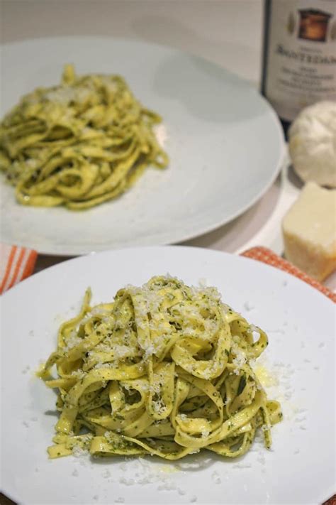 Delicious Pesto Tagliatelle Pasta Recipe A Food Lover S Kitchen
