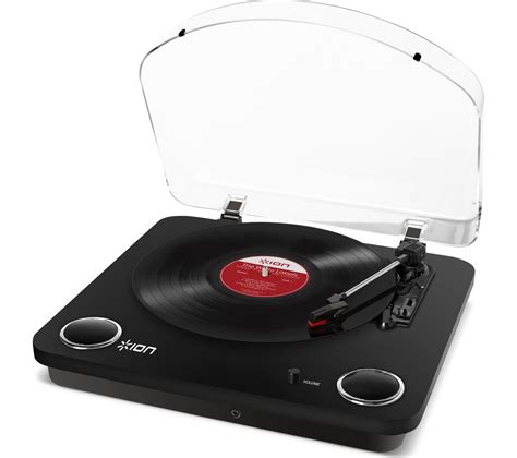 Black Ion Max Lp Turntable Review Ion Turntables