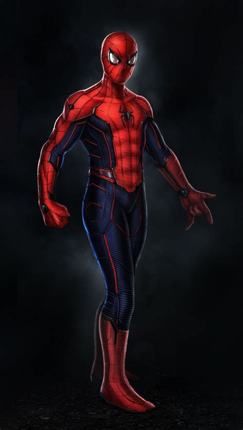 Artstation Spider Man Suit Jonathan Hernandez Spiderman Marvel