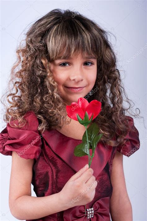 Beautiful Little Girl Rose Stock Photo By ©alexrozhenyuk 4669374