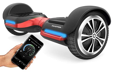 Swagtron T580 App Enabled Bluetooth Hoverboard Wspeaker Smart Self Balancing Wheel Bluetooth