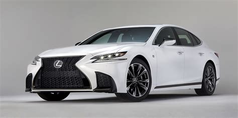 The air intakes are larger and more asymmetrical, but suit the persona of the 2021 model. 2018 Lexus LS F-Sport unveiled ahead of New York show ...