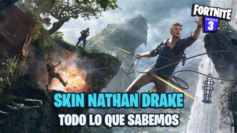 Fortnite x Uncharted colaboración filtrada skin de Nathan Drake