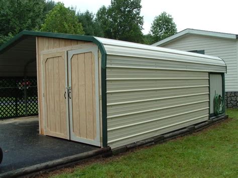 Enclosing A Metal Carport With Wood Siding Frame Horizontal Roof