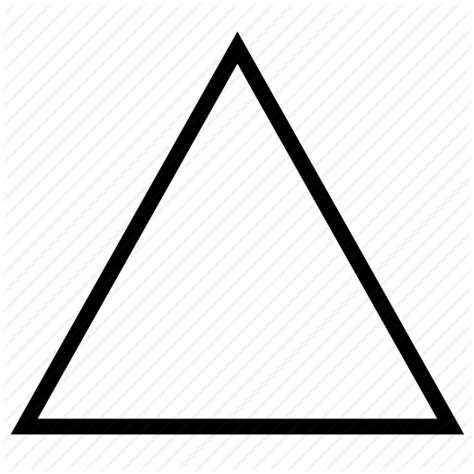 White Triangle Icon 150130 Free Icons Library