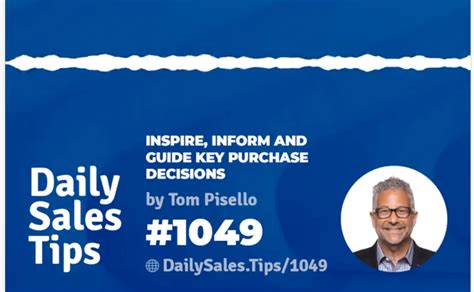 Guest Podcast On Daily Sales Tips 1049 Inspire Inform And Guide Key