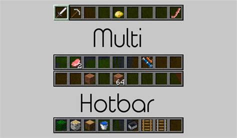 Mod Multi Hotbar Para Minecraft 1122 189 E 1710