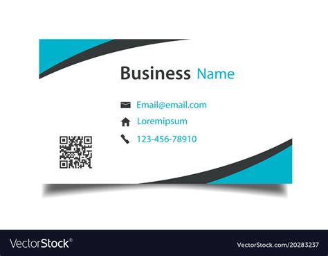 Professional Blue Background Visiting Card Customizable Templates