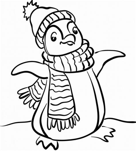 Cute Baby Penguin Coloring Pages Only Coloring Pages