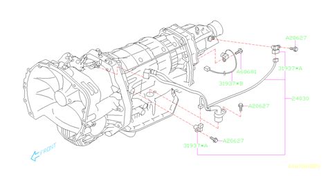 Aa Vehicle Speed Sensor Genuine Subaru Part
