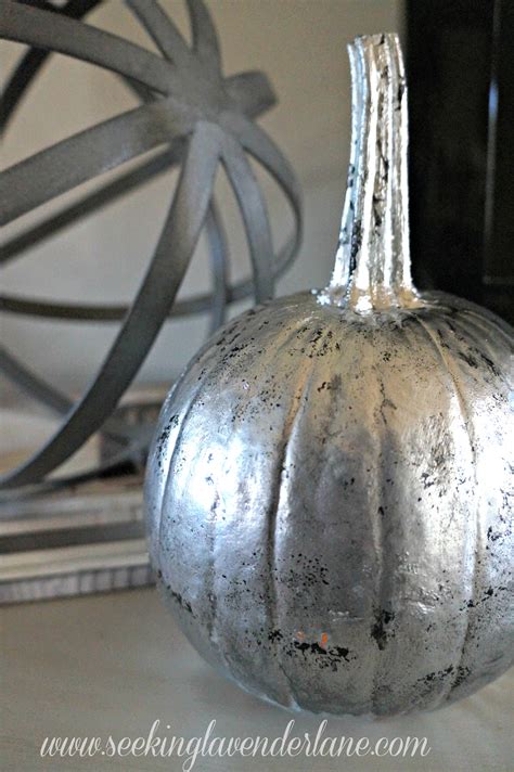 This faux mercury glass orb looks like a costly relic but was easy to make, and it adds a nice touch antique mercury glass pieces can be expensive, so i researched and created my own faux version. DIY Mercury Glass Pumpkin