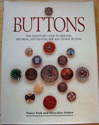 Collectors Reference Book Buttons By Fink