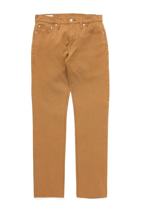 Levis Cotton 511 Slim Twill Pant Khaki In Natural For Men Lyst