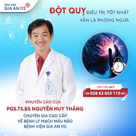 PGS TS BS Nguyễn Huy Thắng chia sẻ Đột quỵ Điều trị tốt nhất vẫn là phòng ngừa Gia An