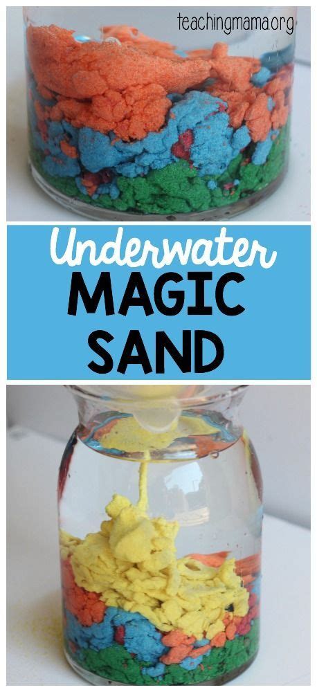 Underwater Magic Sand Cool Science Experiments Science