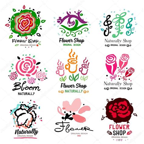 Creative Flower Shop Logos