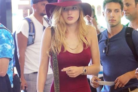 Bella Thorne Smuggles Her Puffy Nipples Onto An Airplane Leak Sex Tape