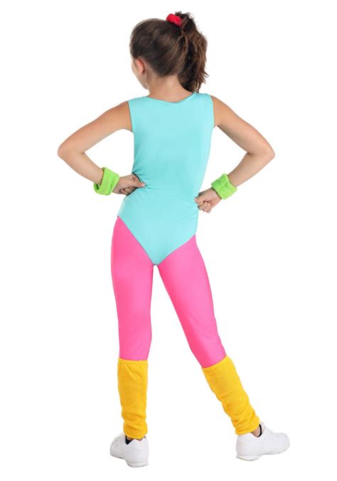 Child 80s Workout Girl Costume Mx