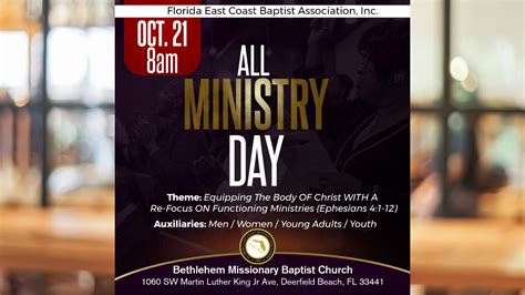 Cgc2023 All Ministry Day Florida East Coast Baptist Association