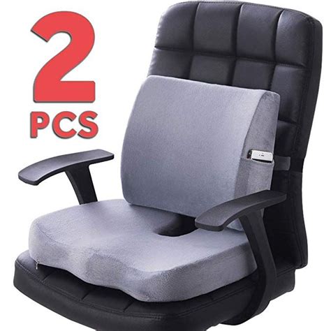 Super New Qutool Orthopedic Memory Foam Seat Cushion And Lumbar Support Qutool Lumbar Support