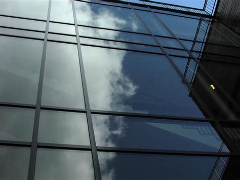 Building Office Free Stock Photo Sky Reflecting On A Modern Glass