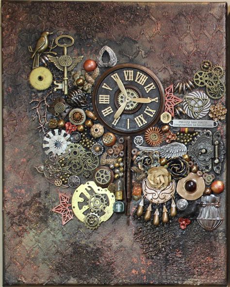 Original Steampunk Art Two For One Steampunk Canvases