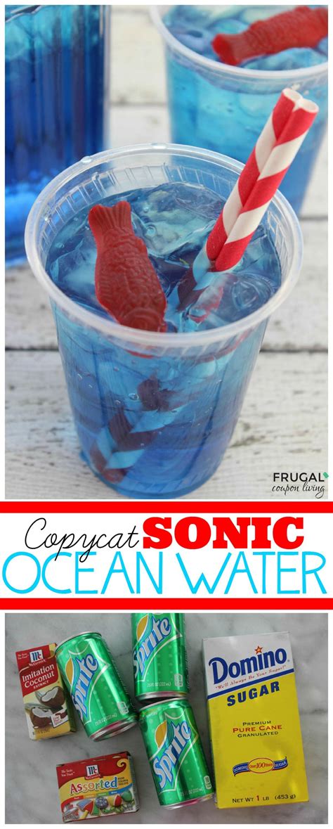 B two people can choose whatever they want to eat and still pay less. Copycat Sonic Ocean Water | Recipe | Lake party, Water ...