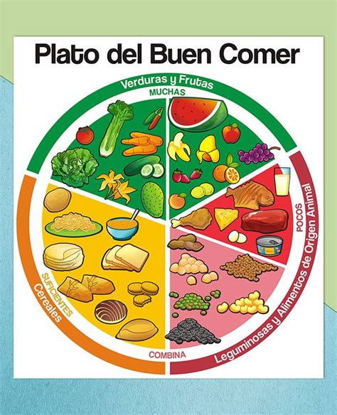 Illustration Ilustraci N Plato Del Buen Comer On Behance Healthy Food