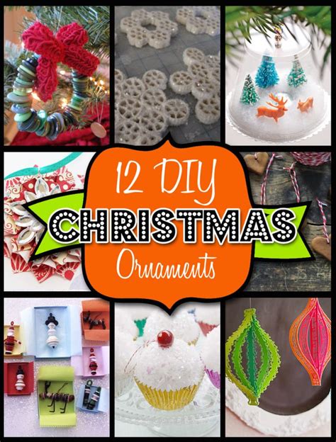 12 Diy And Crafty Christmas Ornaments Christmas Ornaments Diy