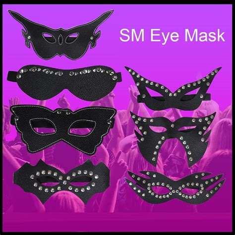 Cosplay Face Masks Women Halloween Sexy Mask Party Bar Nightclub Leather Blindfold Adult Role
