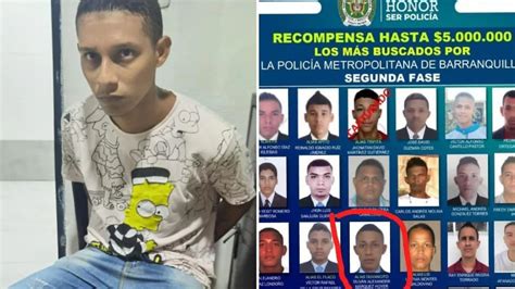 Capturan A Duvancito Otro De Los Más Buscados En Barranquilla