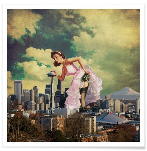 Seattle Pinup Poster Juniqe