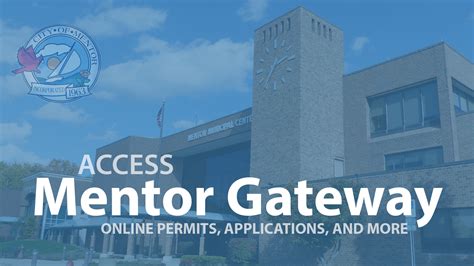 The Mentor Gateway Offers 247 Online Services City Of Mentor Ohio