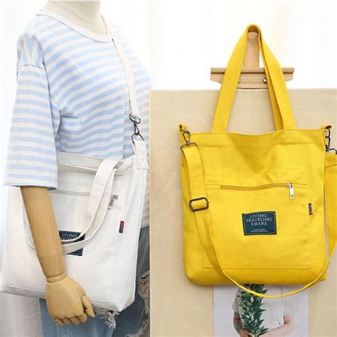 Korean Canvas Bag Design No1 Shoulder Crossbody Tote Bag With 2