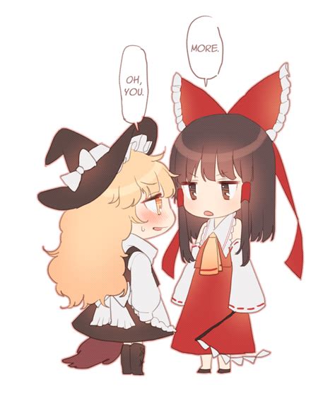 Dynasty Reader Image Hajin Touhou Project Marisa X Reimu