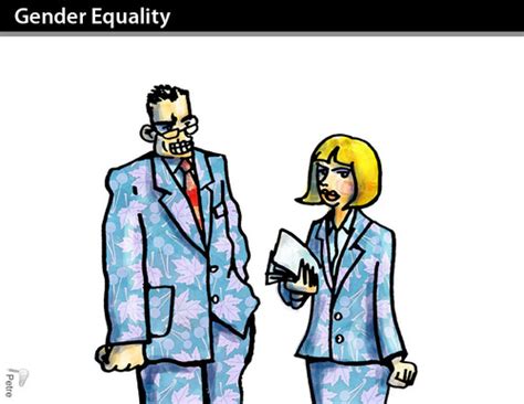 Gender Equality By Petre Media And Culture Cartoon Toonpool