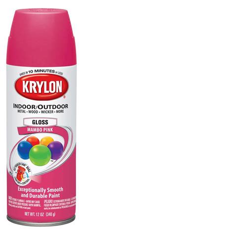Krylon 12 Oz Mambo Pink Gloss Spray Paint At