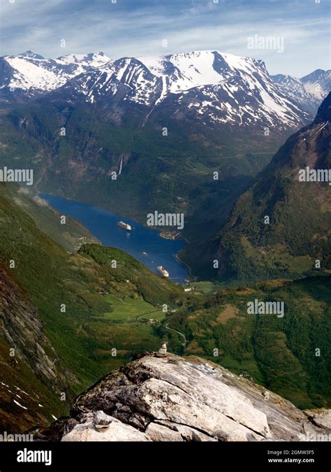 The Magnificent Geiranger Fjord Is Located In The Sunnm¿re Region Of M