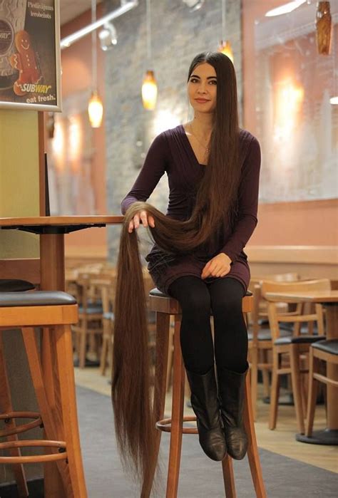 Alia Nasyrova Real Life Rapunzel Rapunzel Hair Really Long Hair